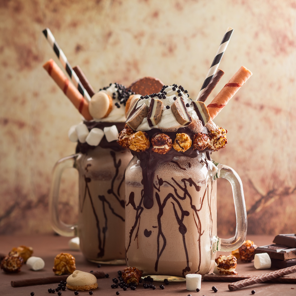 Morning High Protein Hazelnut Milkshake