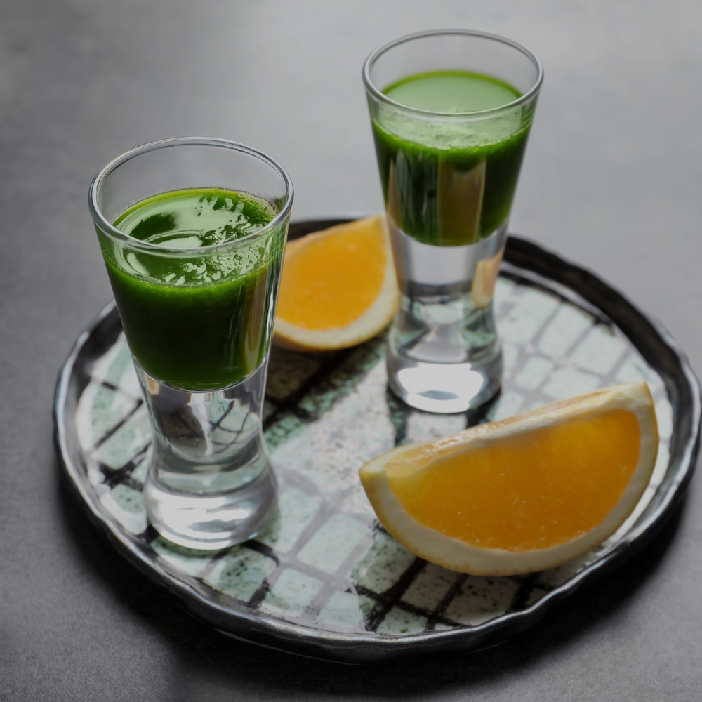 Easy Detox Wheatgrass Shot