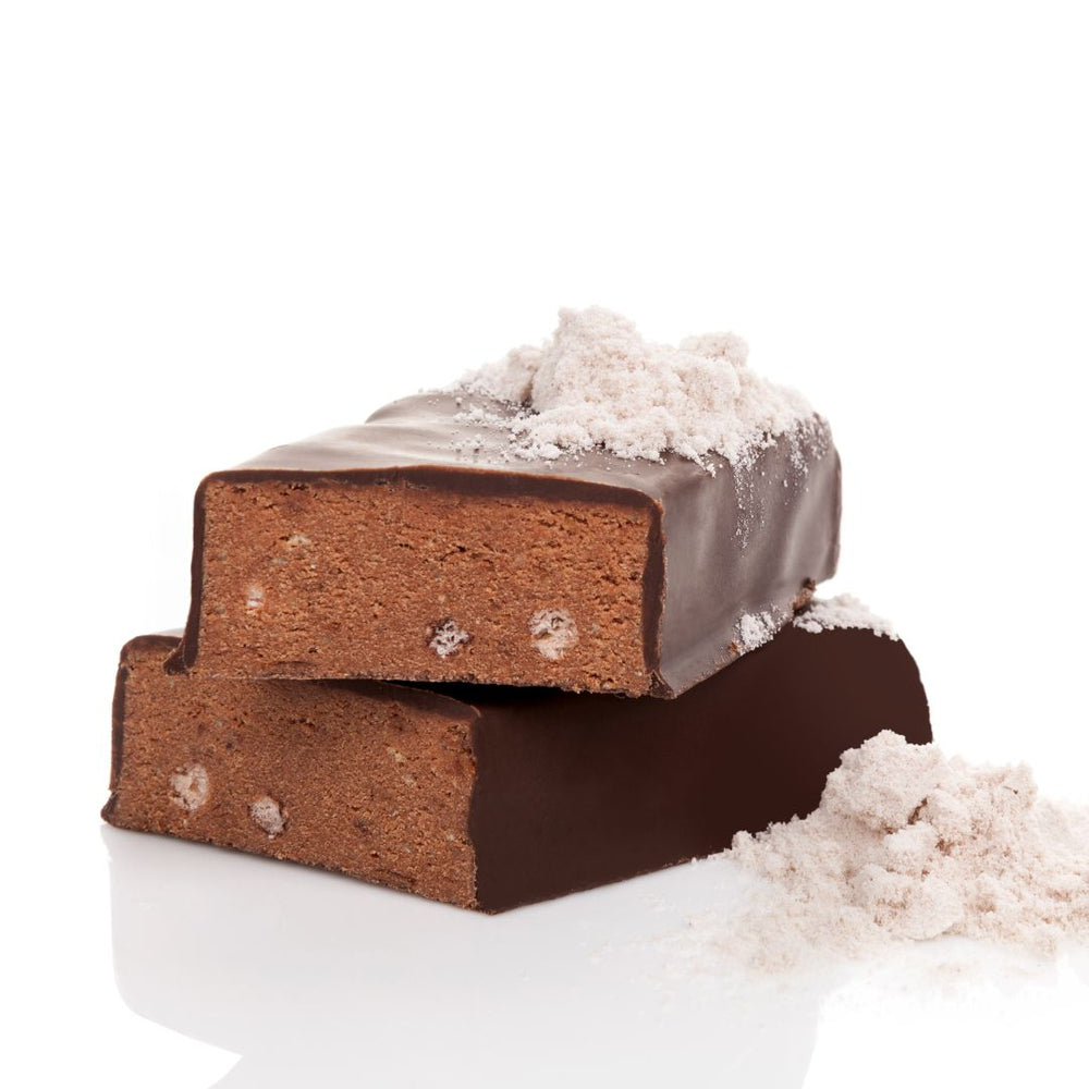 NO BAKE CHOCOLATE PROTEIN BARS